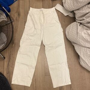Sunday best cargo pants white & cream